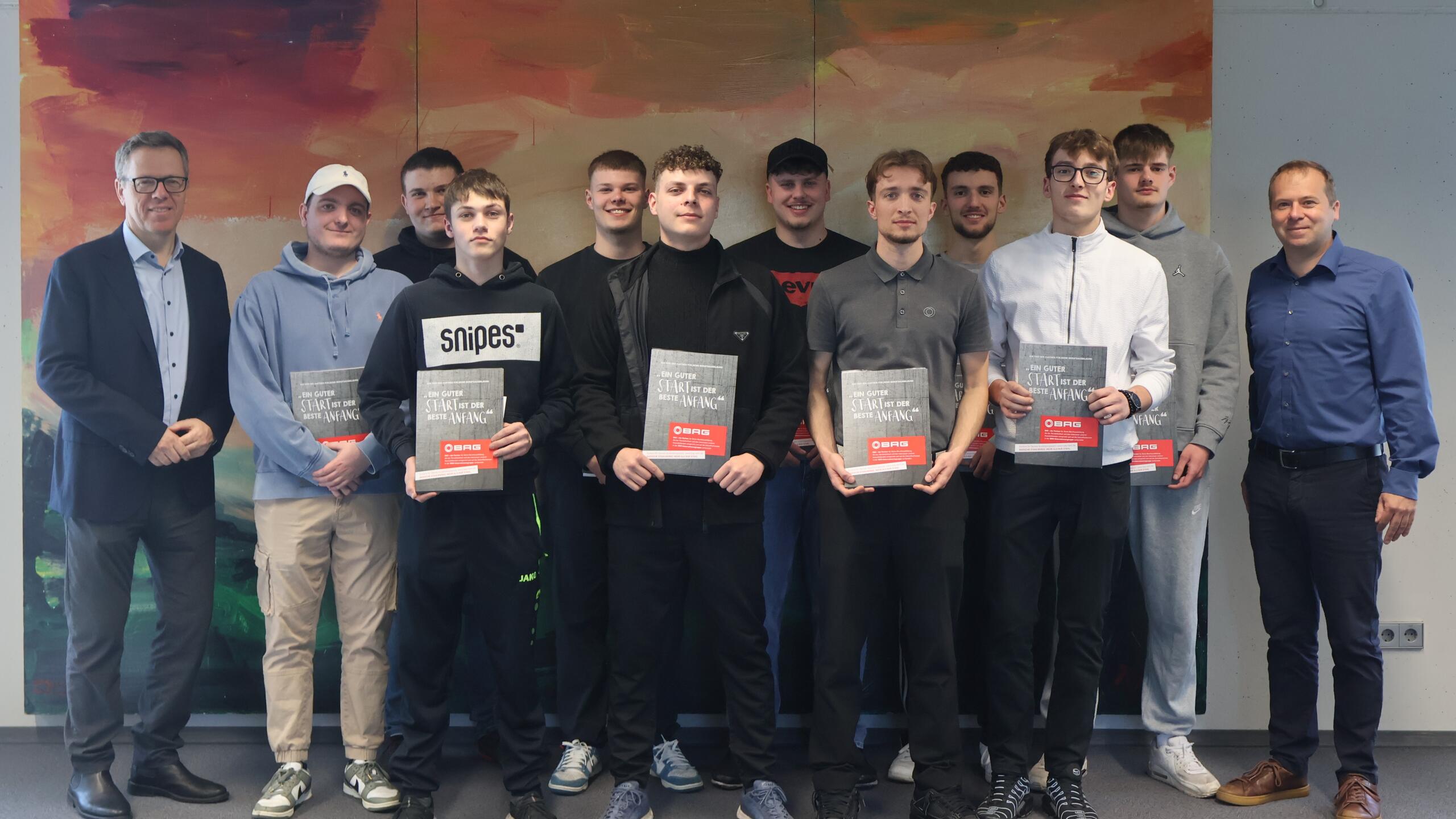 Glückwunsch zur Zeugnisübergabe