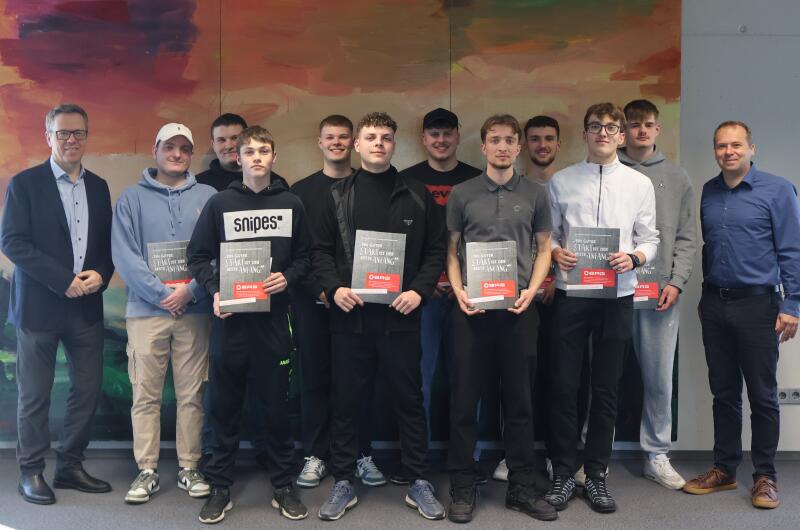 Glückwunsch zur Zeugnisübergabe