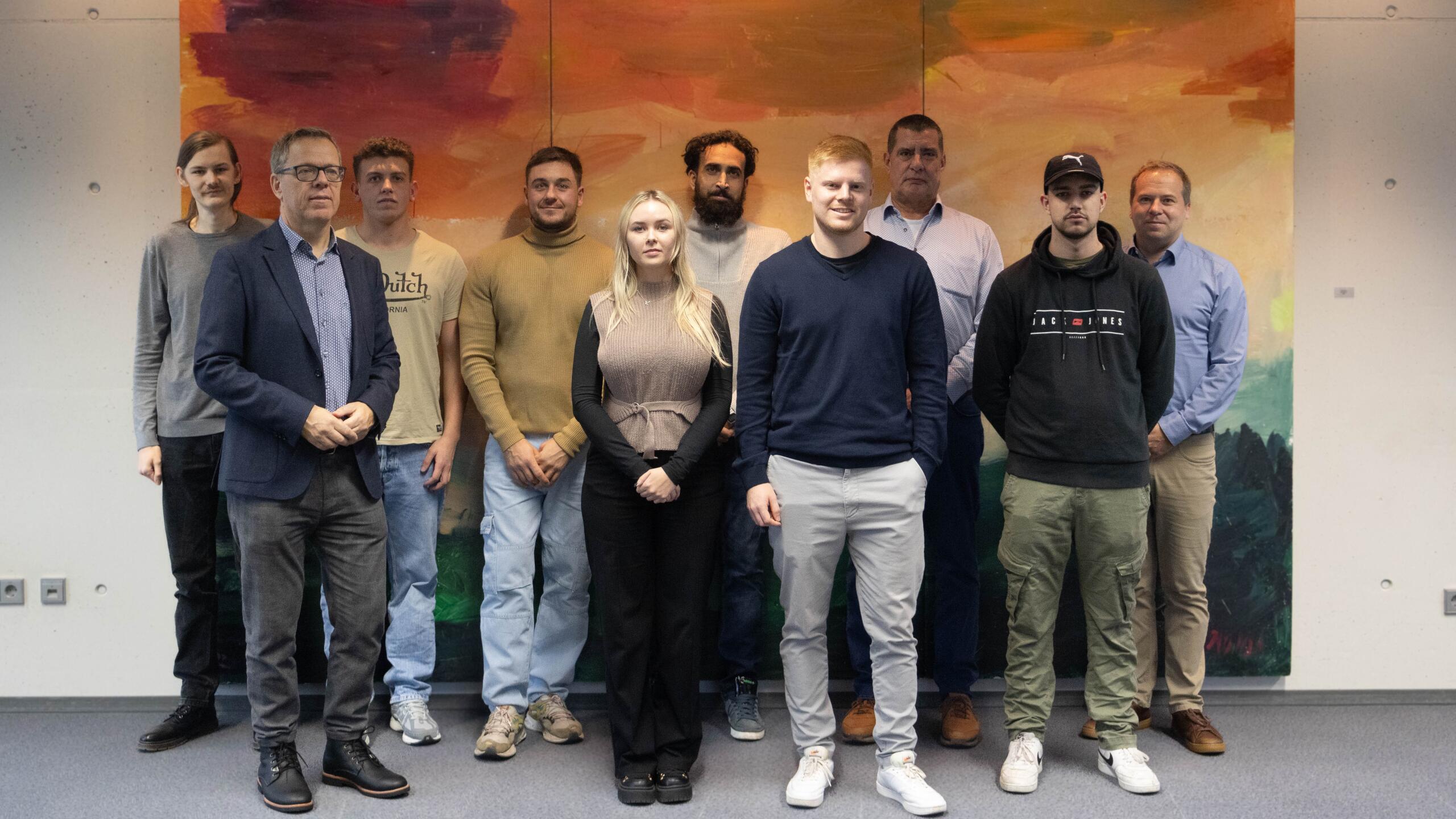 Erfolgreich gemeistert: Zeugnisübergabe 